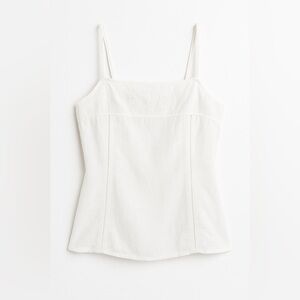 Uniti Casuals White Cotton Cami Tank Top 🤍✨ Boho • Lightweight • Summer Staple